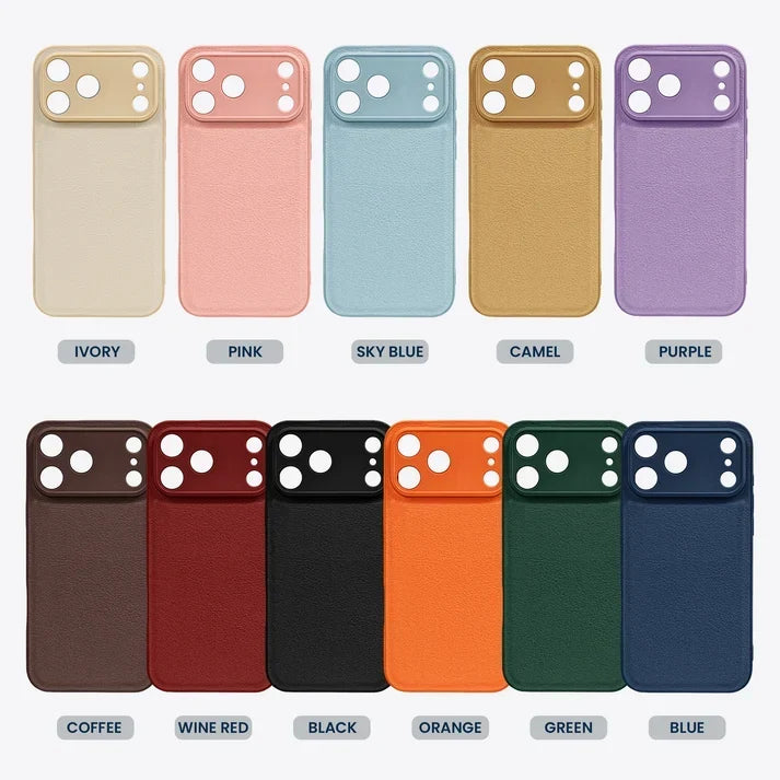Custom Pet Portrait - Personalized Leather Phone Case